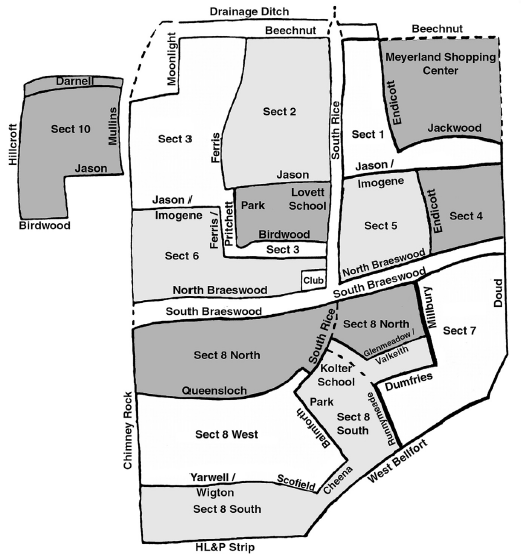 map of Meyerland